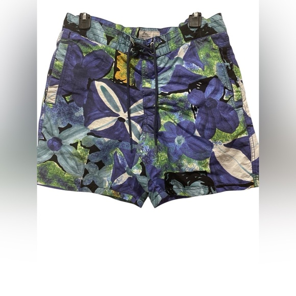 Rodd& Gunn Floral Blue and Green Men's Swim Shorts size S - Picture 2 of 5